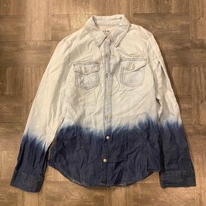 Kids Long Sleeve Button Down